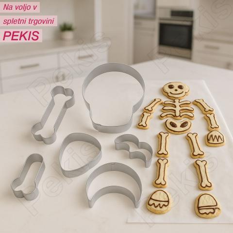 Wilton modelčki OKOSTNJAK 6 delni set