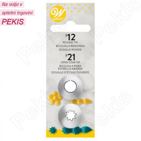 Wilton nastavka 2 delni set, Tip#12, Tip#21 Wilton nastavka 2 delni set, Tip#12, Tip#21