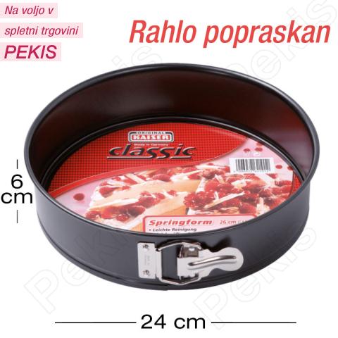 Kaiser *** rahlo popraskan -60%*** odstranljivo dno 24 cm