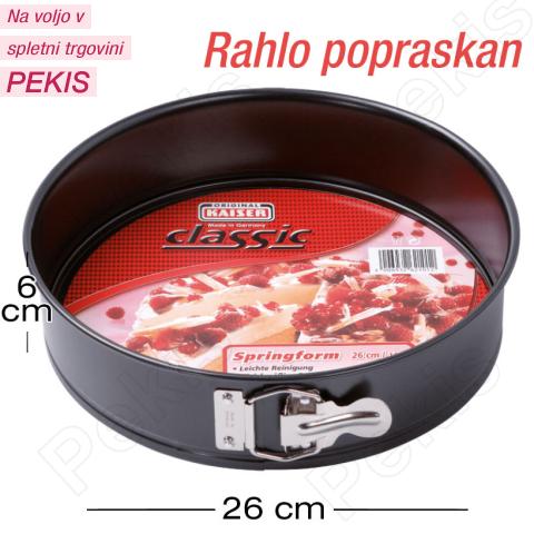 Kaiser *** rahlo popraskan -60%*** odstranljivo dno 26 cm