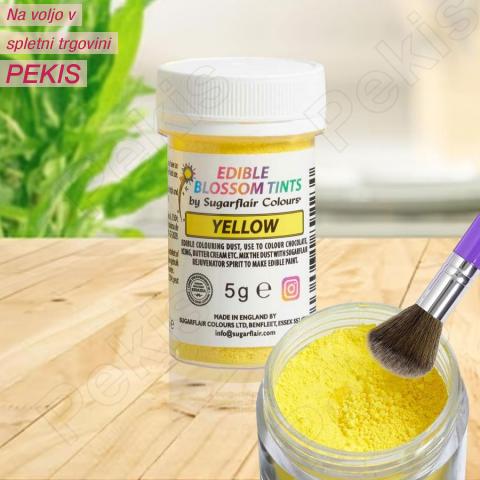 Blossom Tint Yellow (Rumena) izjemno fin prah Sugarflair