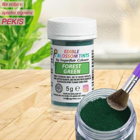 Blossom Tint Forest Green (Gozdno zelena) izjemno fin prah Sugarflair