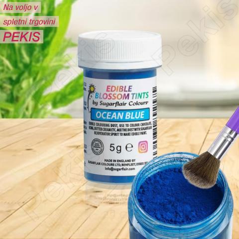 Blossom Tint Ocean Blue (Ocean modra) izjemno fin prah Sugarflair