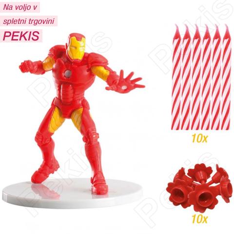 Dekorativni komplet za torto Iron Man