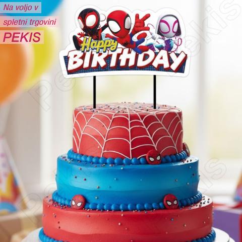 Topper za torto Spiderman