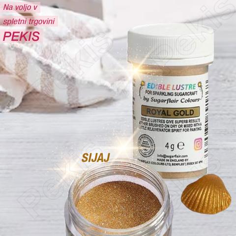 Sugarflair Royal Gold (Kraljevsko Zlata) barva v prahu Sugarflair Royal Gold (Kraljevsko Zlata) barva v prahu