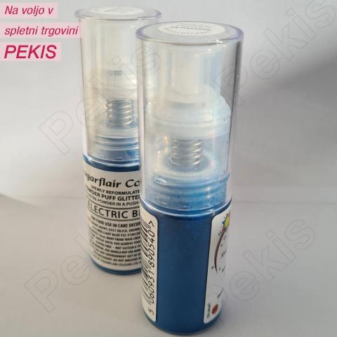 Jedilna barva v prahu (SPREJ Electric Blue) ELEKTRIČNO MODER 10g Jedilna barva v prahu (SPREJ Electric Blue) ELEKTRIČNO MODER 10g