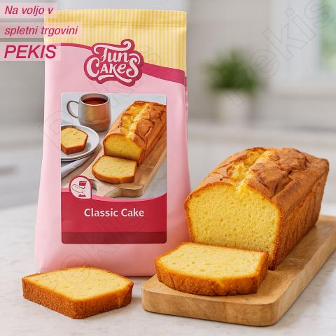 Klasična torta kot hlebec – mešanica FunCakes Classic Cake