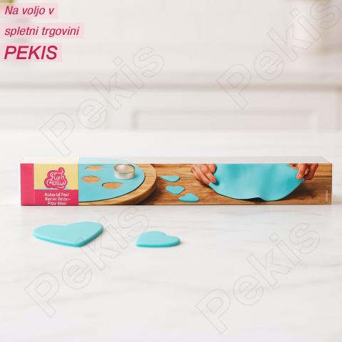 Valjana sladkorna masa (Fondant) Baby Modra