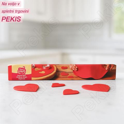 Valjana sladkorna masa (Fondant) RDEČA