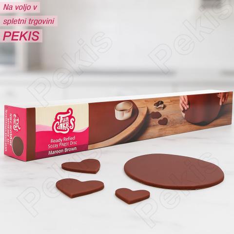 Valjana sladkorna masa (Fondant) KOSTANJEVO RJAVA