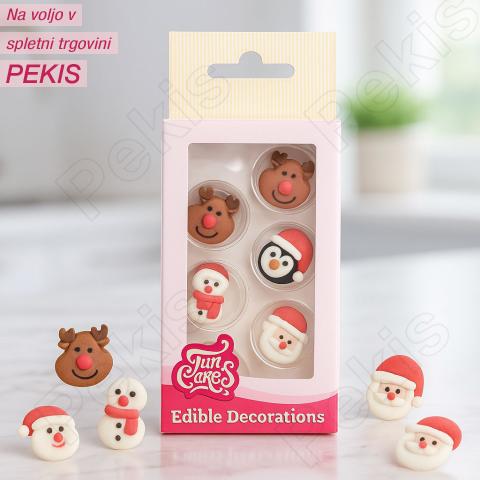 FunCakes sladkorna zimsko božična dekoracija
