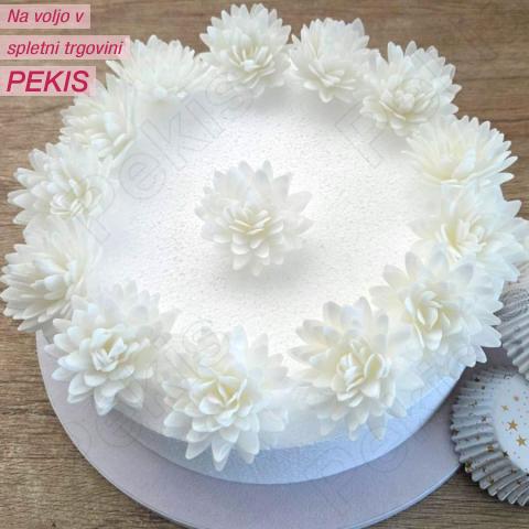 Wafer bele Nebine (6cm) 14 kom