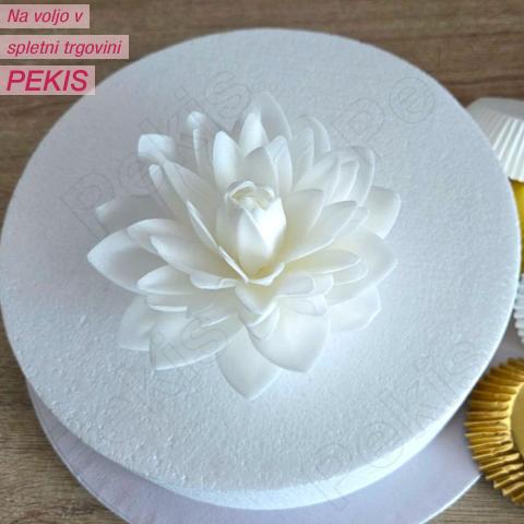 Wafer bela Dalija (12cm) 1 kom