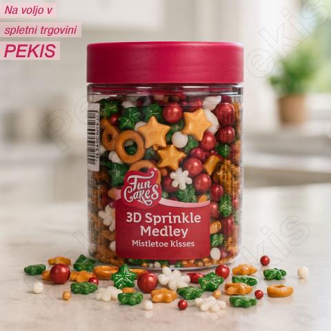 3D Sprinkle (Medley Mistletoe Kisses) Poljubi pod omelo