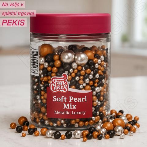 Mehki sladkorni biseri (Mix Metallic Luxury) Metalik razkošje