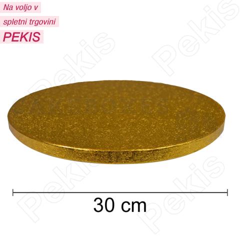 Podstavek 30cm, debelina 10mm – Sijoče Zlat