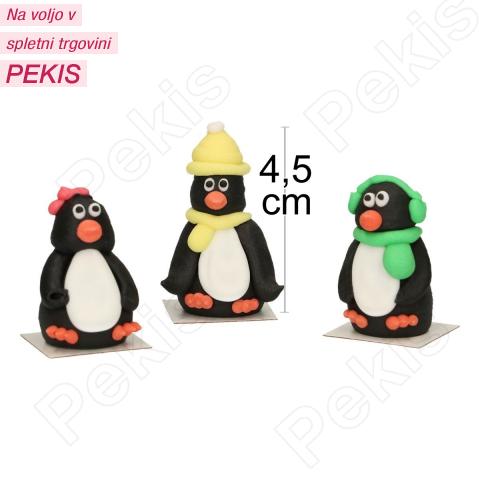 3D sladkorne figurice Pingvini