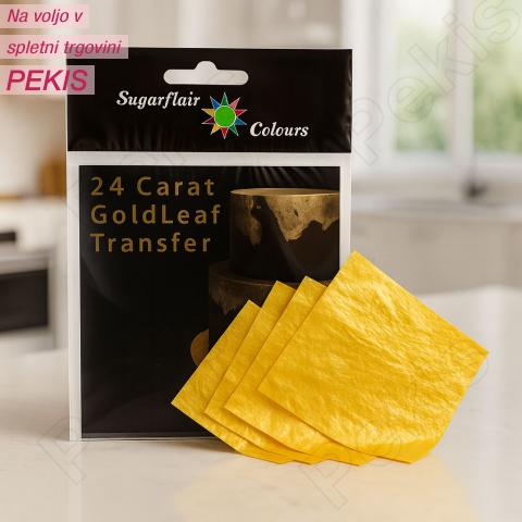 Sugarflair jedilno zlato (24 karatov) 3+1 gratis