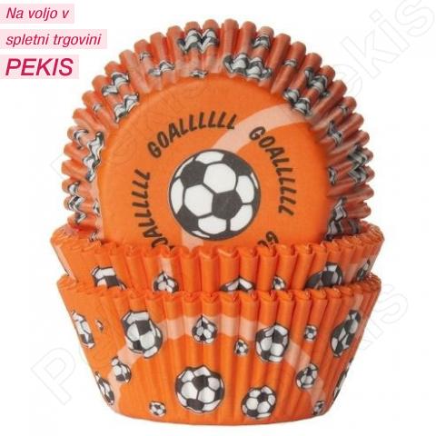 Papirčki za muffine NOGOMET, oranžni Papirčki za muffine NOGOMET, oranžni