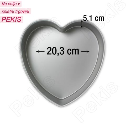 PME pekač srce 20,3 cm, višina 5,1 cm