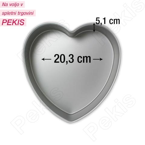 PME pekač srce 20,3 cm, višina 5,1 cm PME pekač srce 20,3 cm, višina 5,1 cm