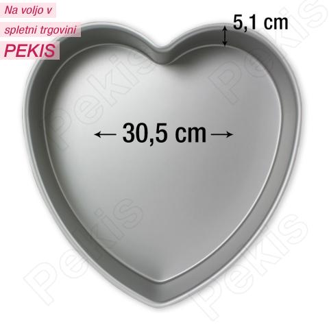 PME pekač srce 30,5 cm, višina 5,1 cm