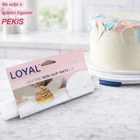 Okrogla silikonska podloga (30 cm) 2 kosa