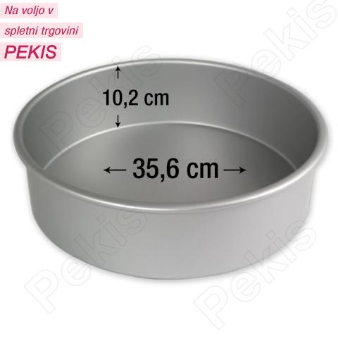 PME okrogel pekač za torte 35,6 cm, višina 10,2 cm