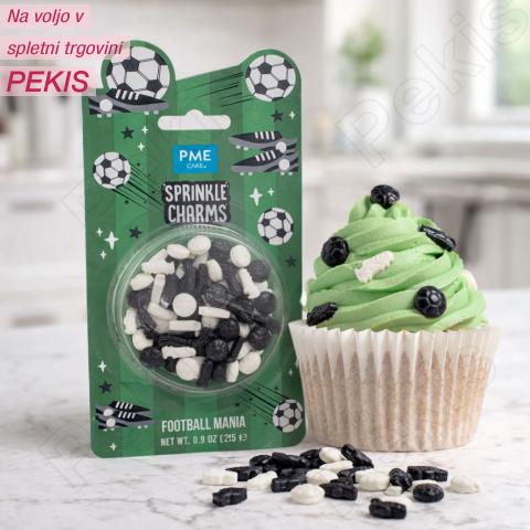 Posip nogomet (PME 25g) za nogometne torte in peciva