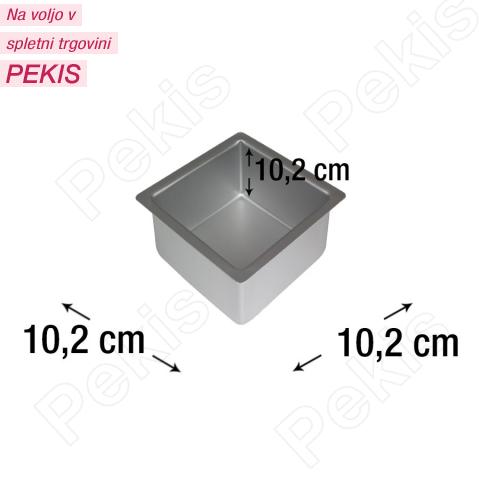 PME kvadraten pekač za biskvit 10,2 x 10,2 x 10,2 cm