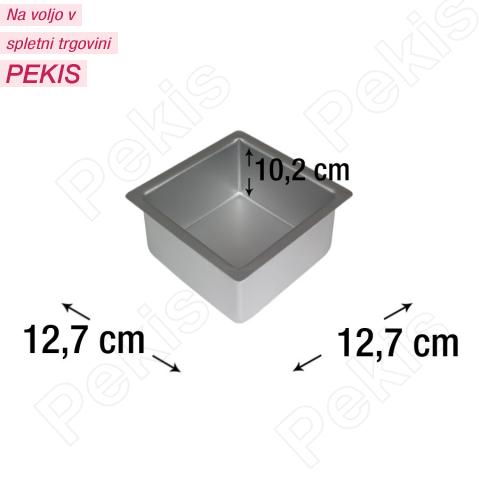 PME kvadraten pekač za biskvit 12,7 x 12,7 cm, višina 10,2 cm