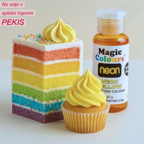Magic Colours – Neon Yellow Colour Paste (pasta neonsko rumena) 32 g