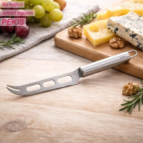 Nož za sir z luknjami za čiste rezine brez lepljenja