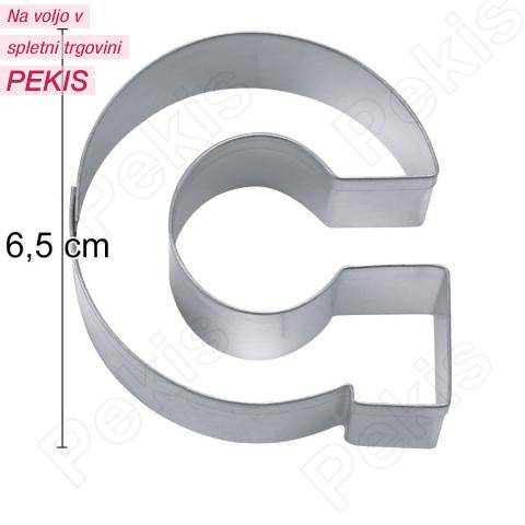 Modelček Črka 6,5cm, rostfrei, G Modelček Črka 6,5cm, rostfrei, G