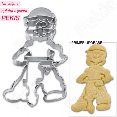 Modelček gradbeni delavec 6,5 cm, rostfrei Modelček gradbeni delavec 6,5 cm, rostfrei