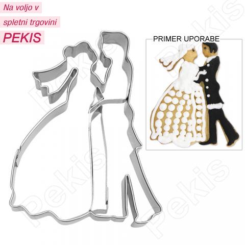 Modelček Poročni par 8 cm Modelček Poročni par 8 cm