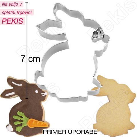 Modelček Sedeči zajček 7 cm, rostfrei Modelček Sedeči zajček 7 cm, rostfrei
