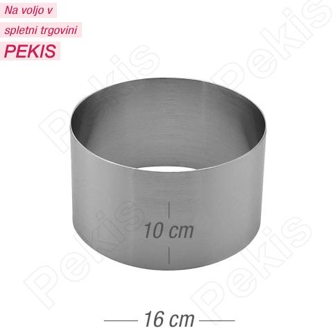 Obroč (višina 10cm) 16 cm Obroč (višina 10cm) 16 cm