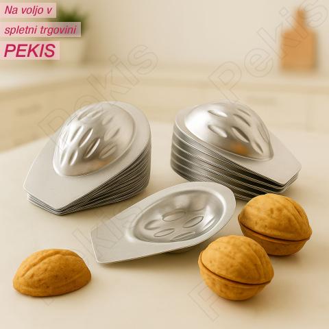 Modelčki za orehe (20 kom) popolni orehi