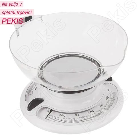 Mehanska kuhinjska tehtnica z nosilnostjo do 3 kg