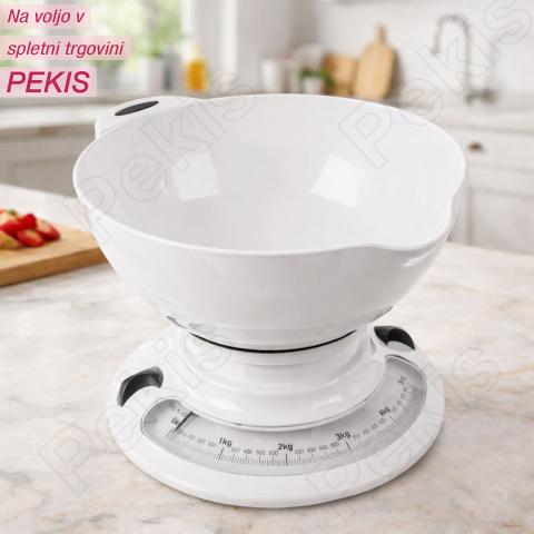 Mehanska kuhinjska tehtnica z nosilnostjo do 5 kg