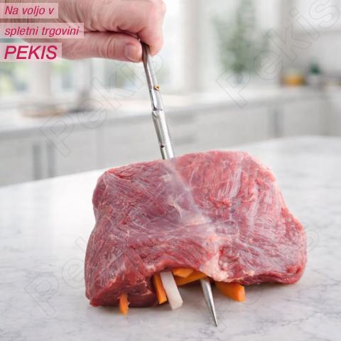 Nabodalo za meso iz nerjavečega jekla 19 cm