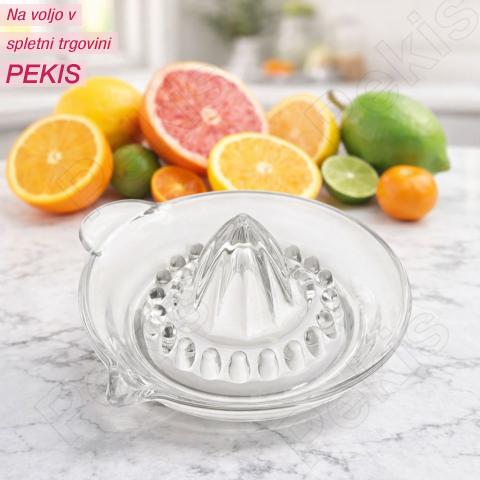 Steklena stiskalnica za citruse – svež sok doma brez napora