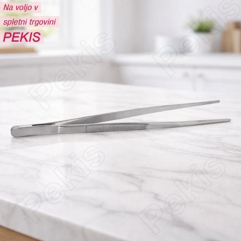 Kuhinjska pinceta 30 cm iz nerjavečega jekla