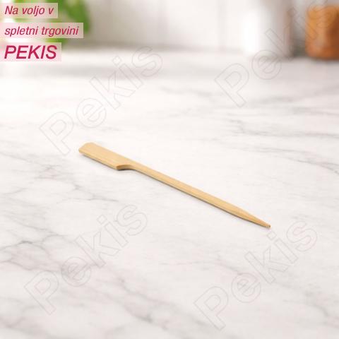 Bambusova nabodala za hamburger (15 cm) stabilen detajl za popolno postrežbo