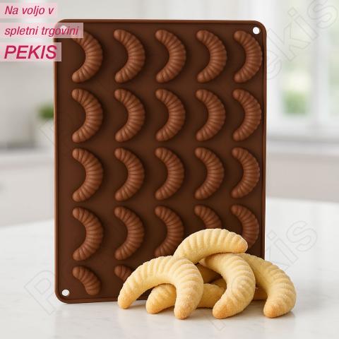 Model za Kifeljčke-rogljičke (dolžina 5,5cm) silikon