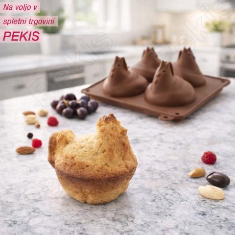 Model za mafin kokoške (7 cm) za veliko noč