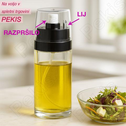 Razpršilec za olje in kis z dvojnim delovanjem