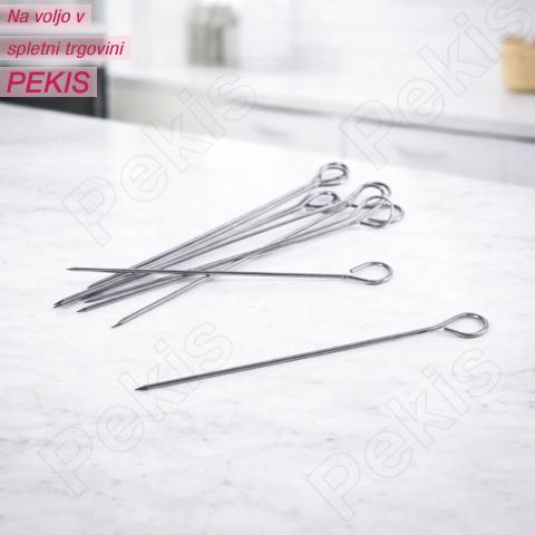 Nabodala za ražnjiče (10 cm) 10 kosov, nerjaveče jeklo